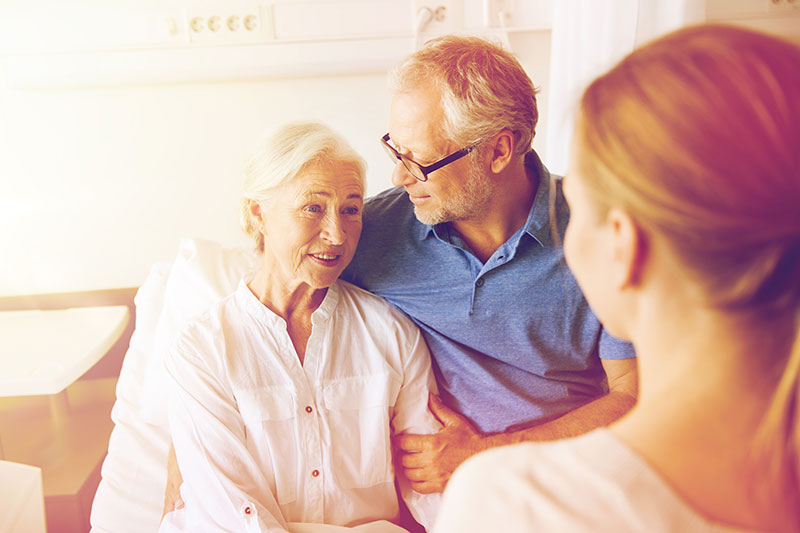 elderly-care Elderly couple at Villa de San Antonio Senior Living